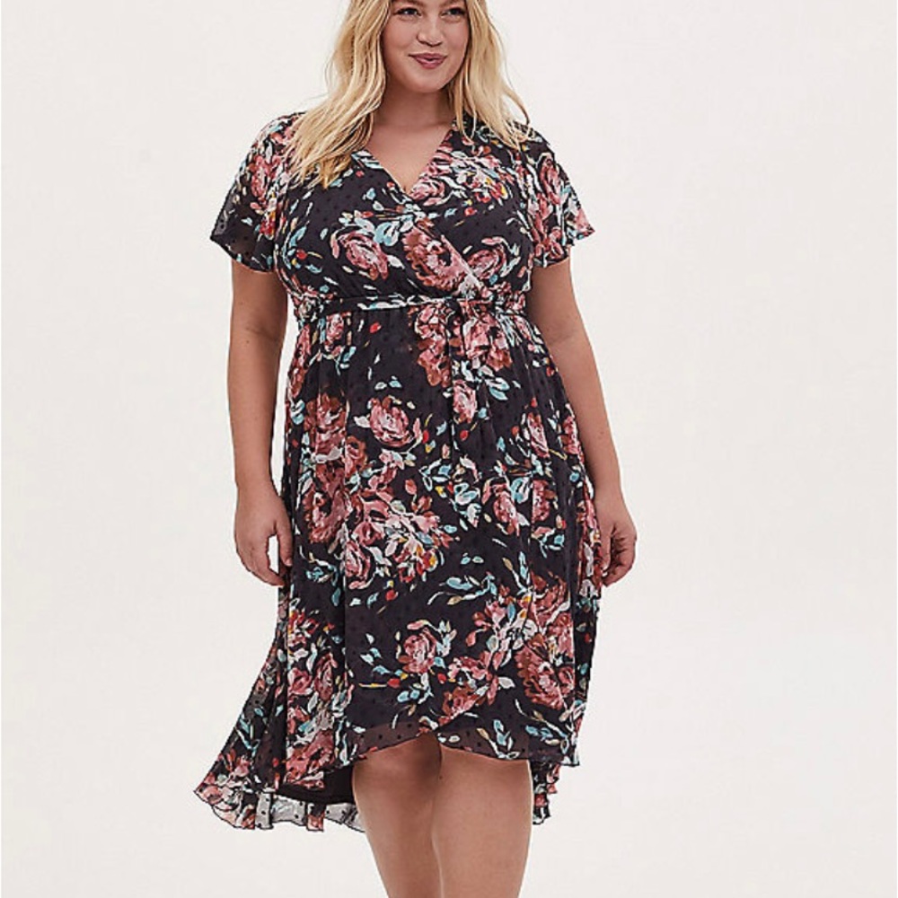 Torrid Faux Wrap Dress